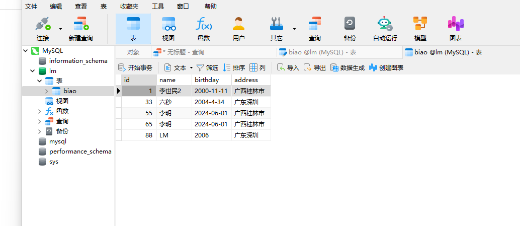 Python之pymysql